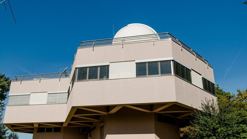 Exterior view of the Lustbühel observatory. | © Graz Tourismus