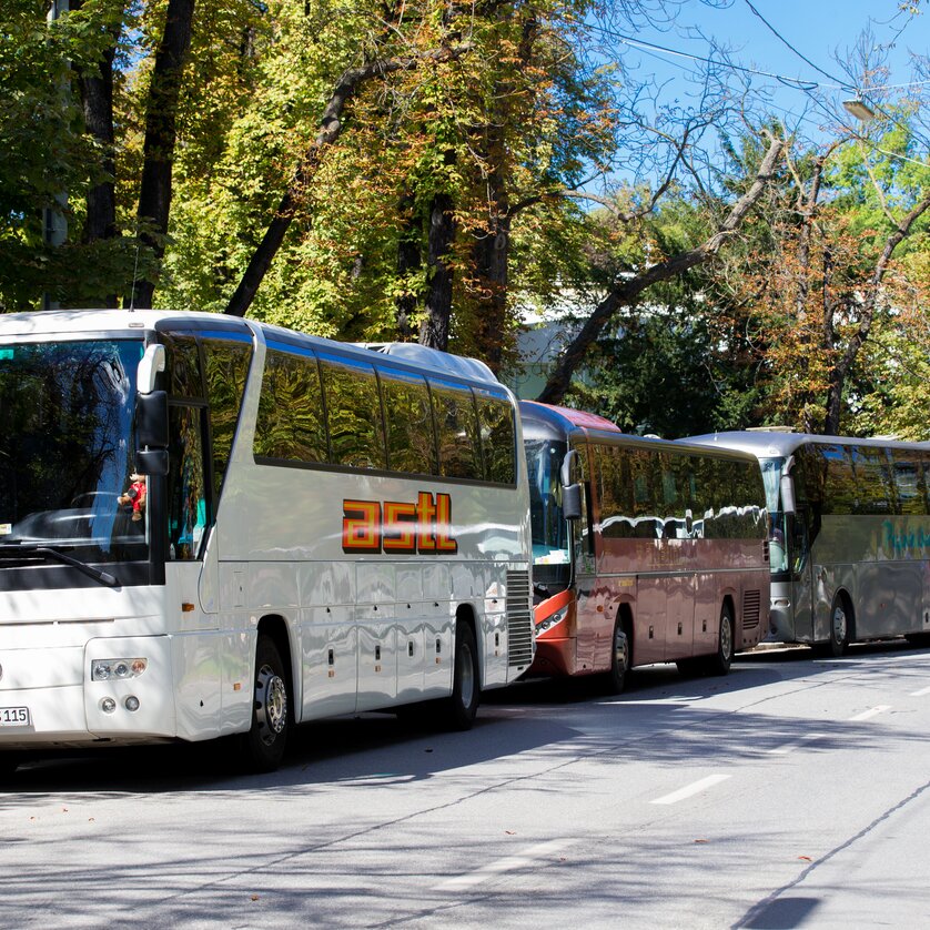 Bus parking in Graz | © Graz Tourismus - Harry Schiffer