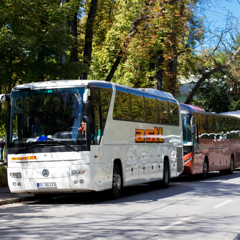 Bus parking | © Graz Tourismus - Harry Schiffer Bus parking in Graz | © Graz Tourismus - Harry Schiffer