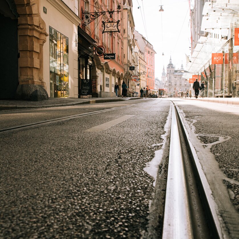 © Graz Tourismus Tram in Graz | © Graz Tourismus