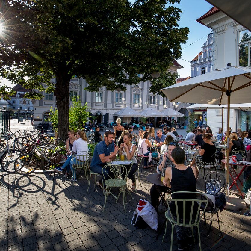 Kunsthauscafe | © Graz Tourismus - Tom Lamm Kunsthauscafe | © Graz Tourismus - Tom Lamm