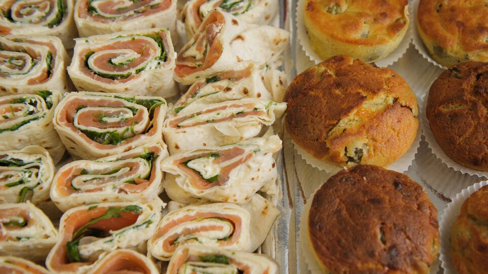 Wraps and muffins at PARKS in Graz. | © Martin Pabis & Martina Rötzer