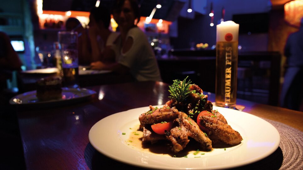 Delicious food on a plate in Restaurant Rondo. | © Restaurant RONDO