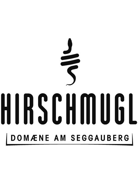 Il logo di Hirschmugl presenta un serpente stilizzato e il testo.