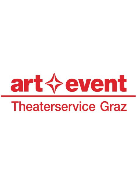 Logo mit dem Schriftzug art event und Theaterservice Graz in Rot.