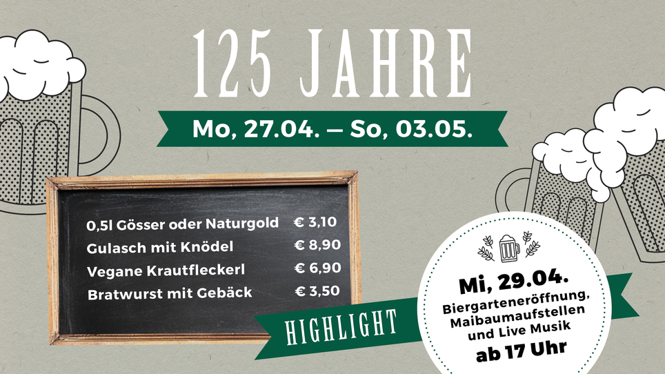Gösser Bräu Jubiläumswoche: 125 Jahre - Impression #2