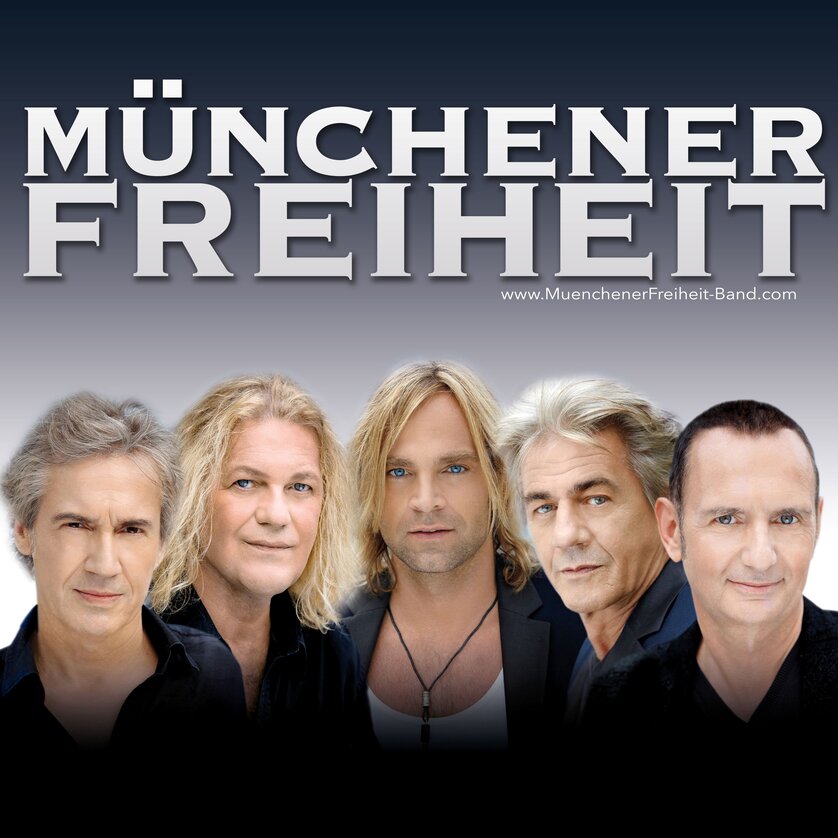 Die Band Münchener Freiheit posiert für ein Gruppenfoto. | © Münchener Freiheit