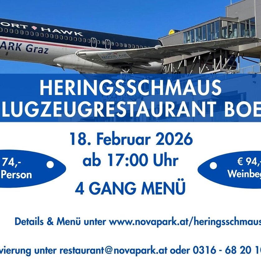 Heringsschmaus im Flugzeugrestaurant BOEING - Impression #1