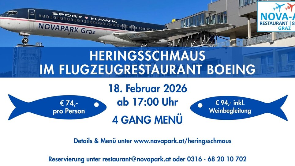 Heringsschmaus im Flugzeugrestaurant BOEING - Impression #2