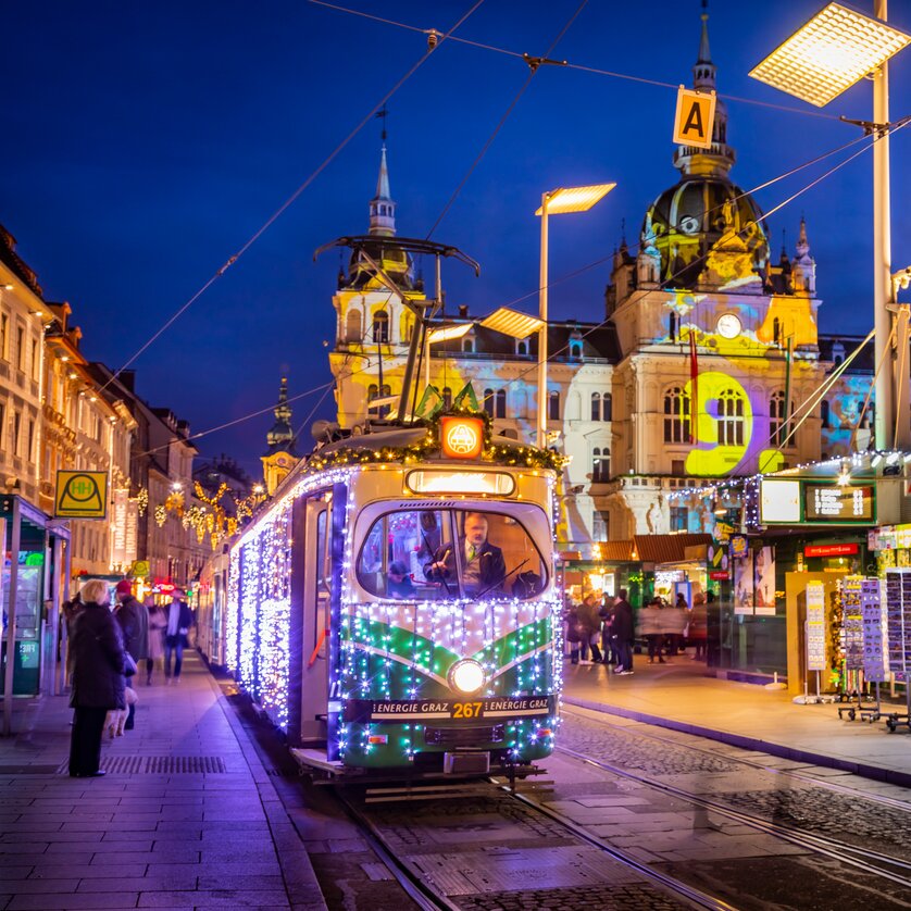 Il tram di natale | © Graz Tourismus - Werner Krug
