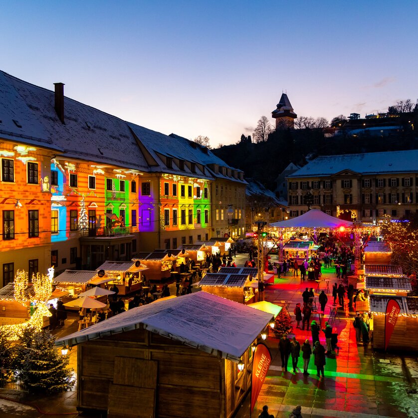 Weihnacht am Karmeliterplatz in Graz | © Harry Schiffer Weihnacht am Karmeliterplatz in Graz | © Harry Schiffer