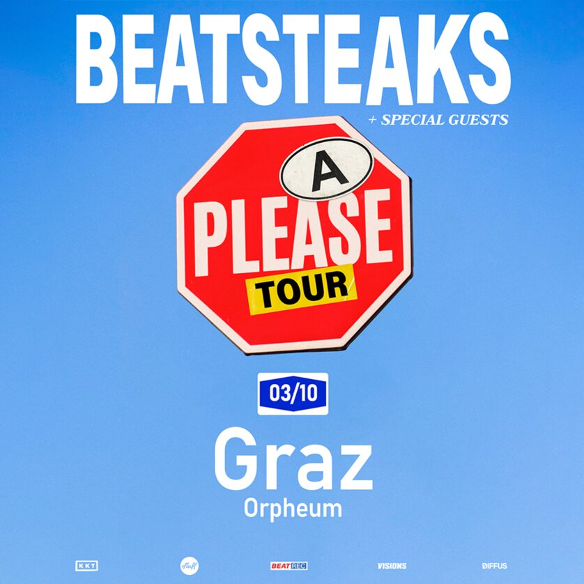 Konzertankündigung der Beatsteaks in Graz, Orpheum am 03.10. | © Beatsteaks
