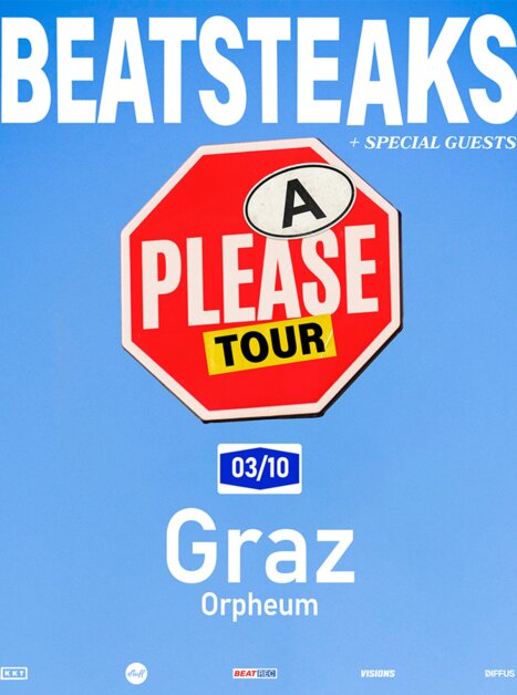 Konzertankündigung der Beatsteaks in Graz, Orpheum am 03.10. | © Beatsteaks
