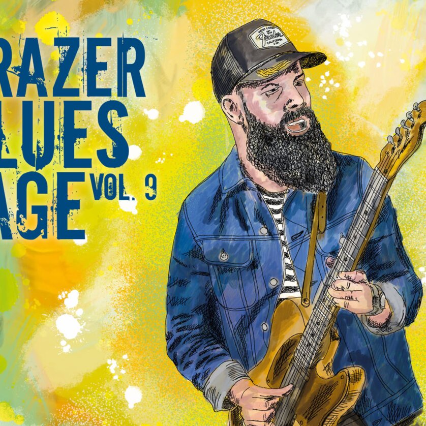 Grazer Bluestage bunte Graphik mit Musiker | © GSP-Look at this