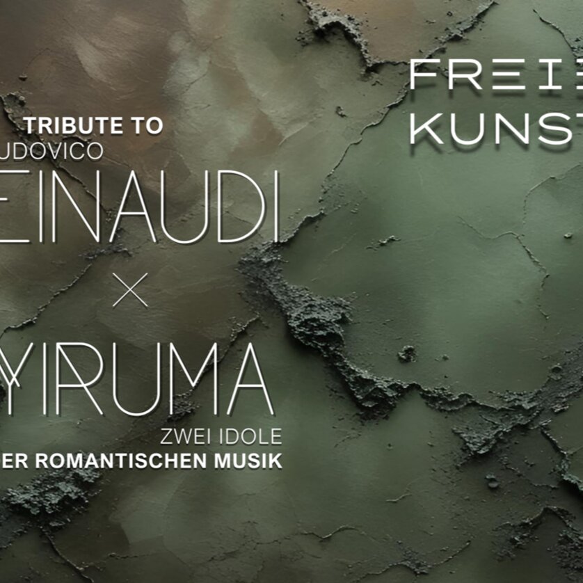 Konzerthinweis für Einaudi und Yiruma am 10. Mai in Graz. | © Freie Kunst