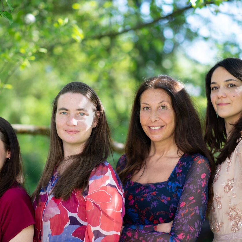 Frauen spielen Frauen Eva  und Agnes Bajic, Sofija Krsteska, Irma Servatius | © Thomas  Klehl