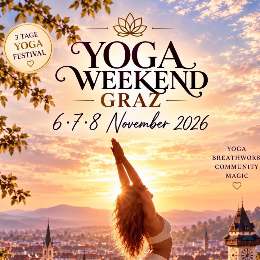 Festival di yoga a Graz dal 6 all'8 novembre 2026 con insegnanti internazionali. | © City Yoga Graz