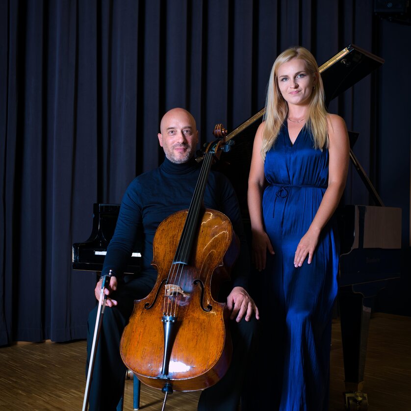 Johannes Krebs und Olena Miso - Polyphonie der Donau | © Klangraum Graz