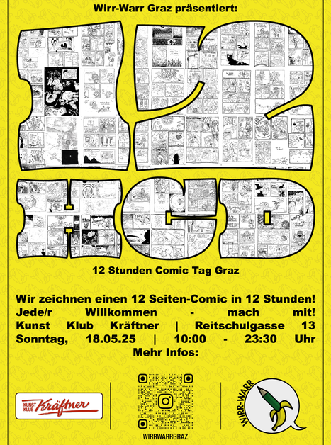 12h Comic Tag 2025 | © WirrWarr Comicstammtisch Graz