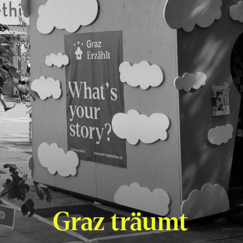 Kunstinstallation Graz träumt | © Austrian International Storytelling Festival