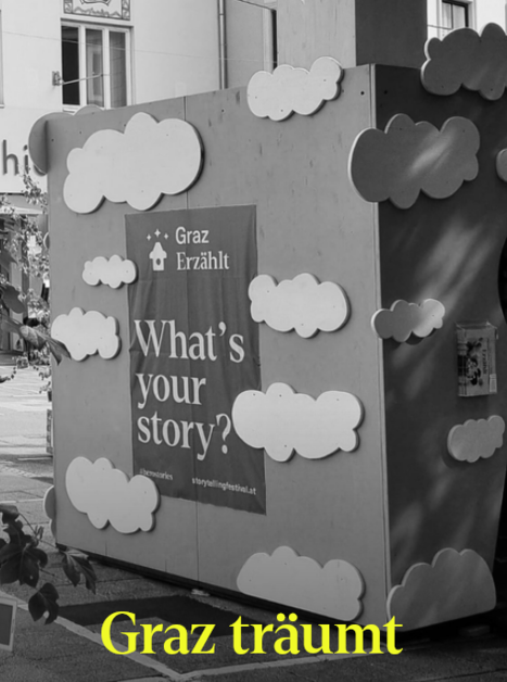 Kunstinstallation Graz träumt | © Austrian International Storytelling Festival