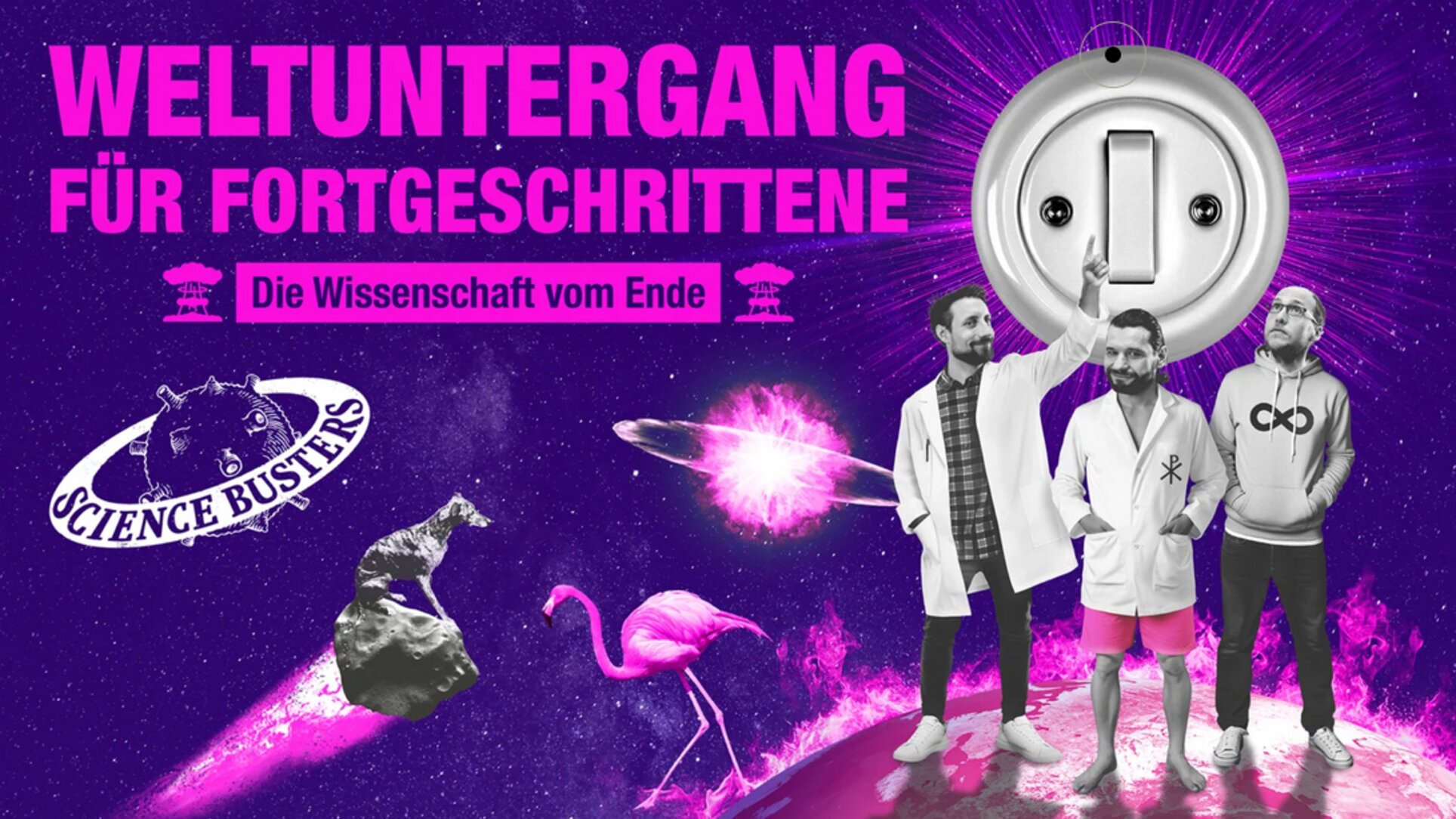 Science Busters – Weltuntergang für Fortgeschrittene in der Helmut