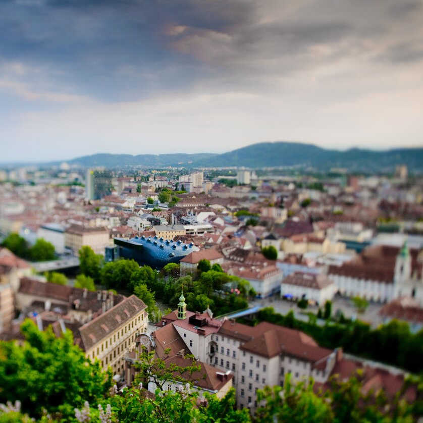 Dachlandschaft Graz  | © Graz Tourismus - Harry Schiffer