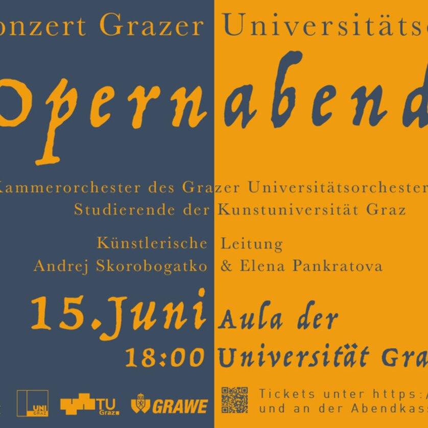 Volantino serata d'opera Grazer Universiätsorchester | © Grazer Universitätsorchester