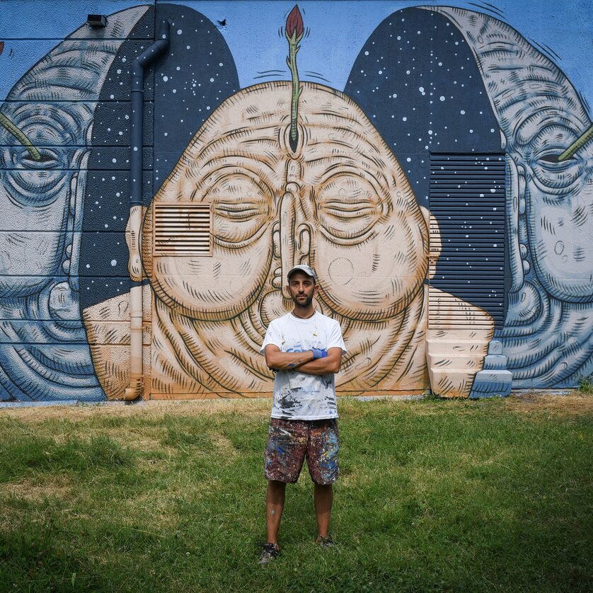 Luca Ledda, Street Artist IT 2022 | © Future Icons Luca Ledda, Street Artist IT 2022 | © Future Icons