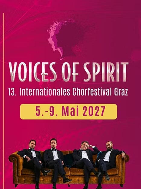 Il direttore guida le prove del coro, testo: Voci dello Spirito, 13-17 maggio 2026, Ēriks Ešenvalds | © Voices of Spirit
