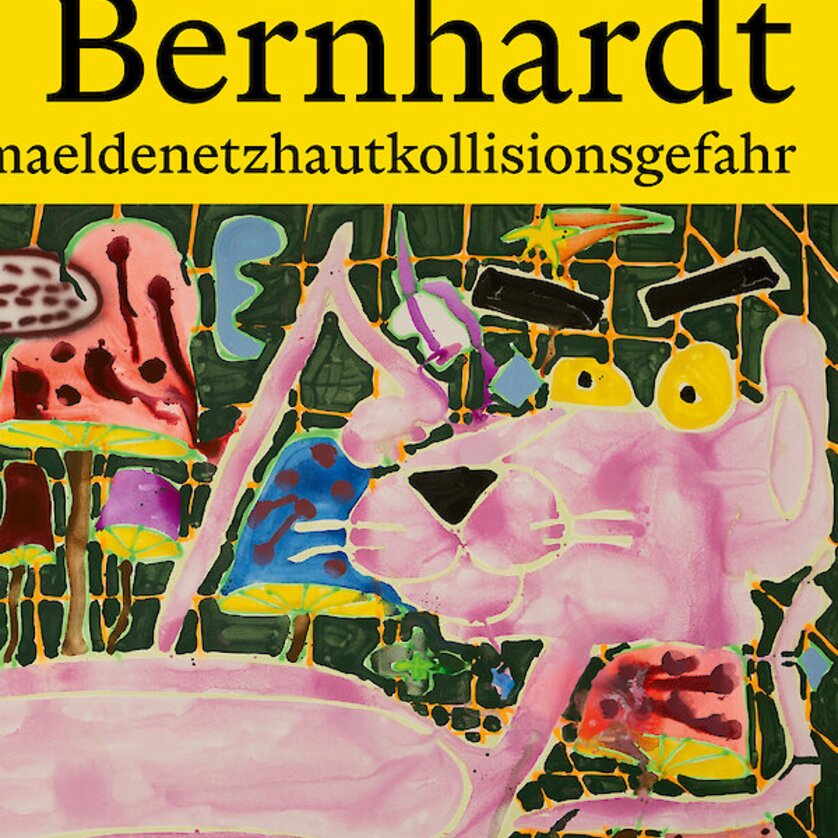 Kunstwerk mit bunten, abstrakten Elementen und Tiermotiven. | © Concept and Design: Alexander Nussbaumer - FONDAZIONE