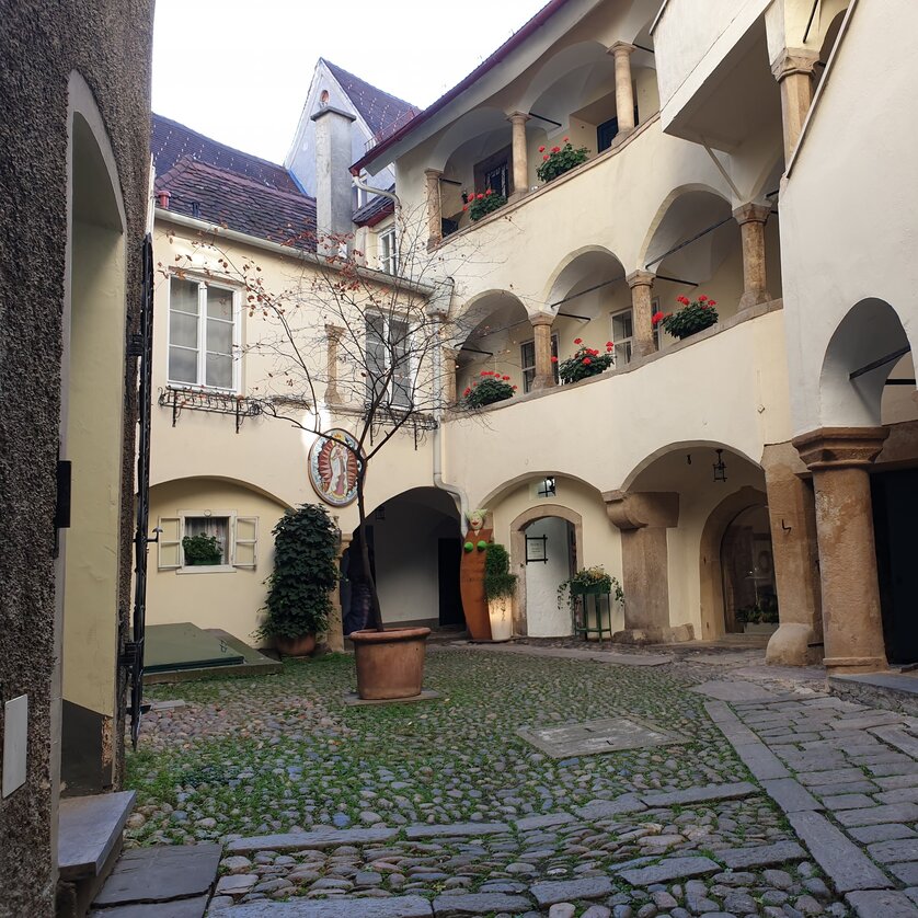 Cortile interno | © Gudrun Krinzinger - Reisebloggerin