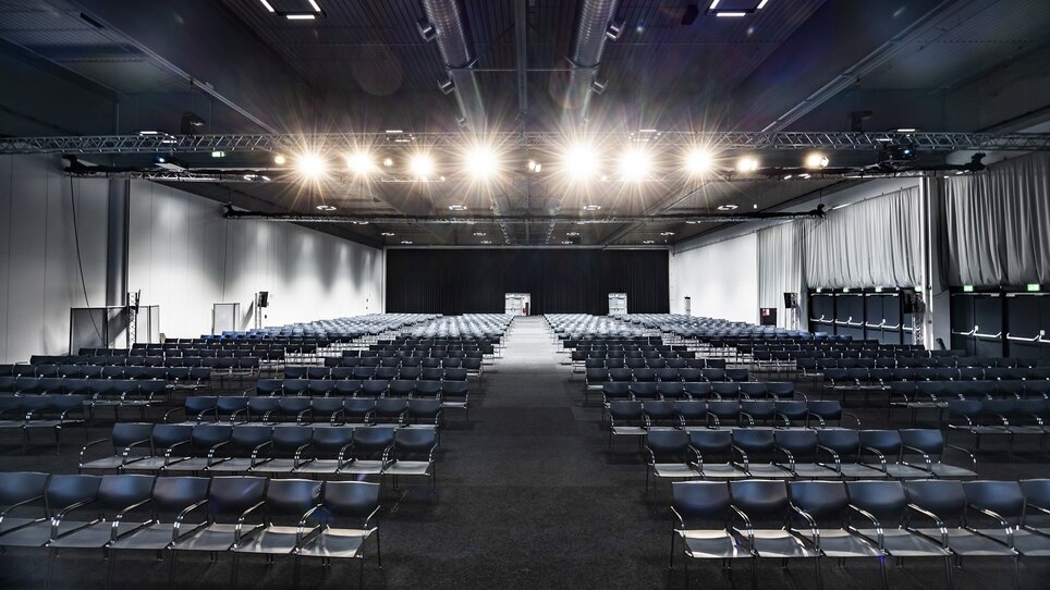 Halle A OG Saal leer | © MCG, Krug