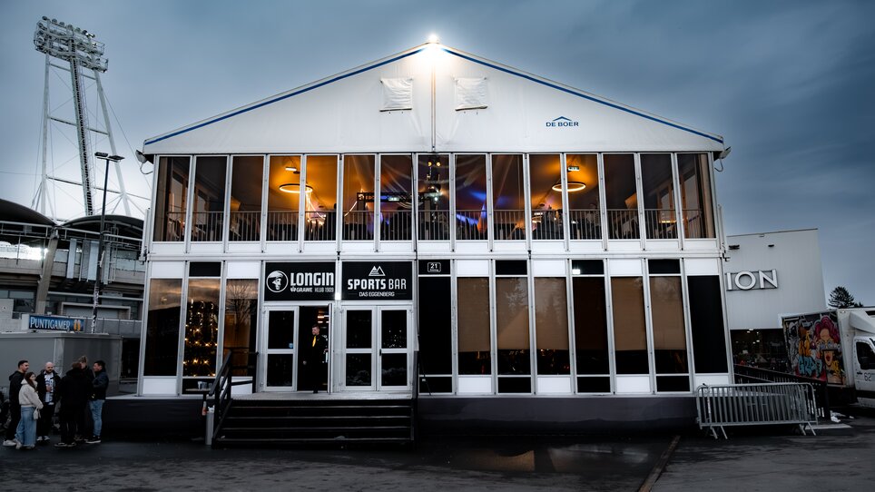 Exterior view of LONGIN GRAWE CLUB 1909 as an event venue in Graz. | © Sebastian Atzler