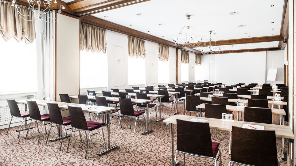 Ein Tagungsraum im Hotel Weitzer in Graz für Konferenzen und Veranstaltungen. | © Florian Weitzer Hotels & Restaurants
