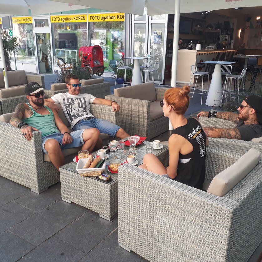 Café Cappa outdoor seating | © Cappa-Schlosser
