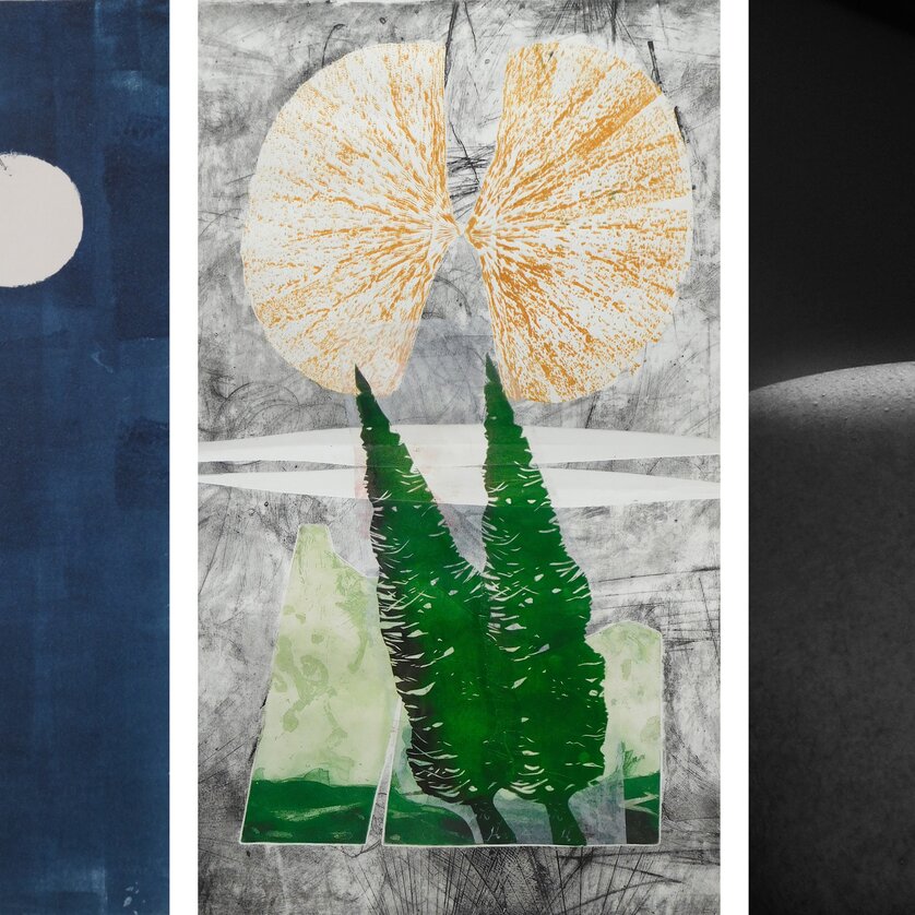Titelbild von der Linie zur Fläche | © Kunsthaus Köflach Titelbild Ausstellung | © Kunsthaus Köflach