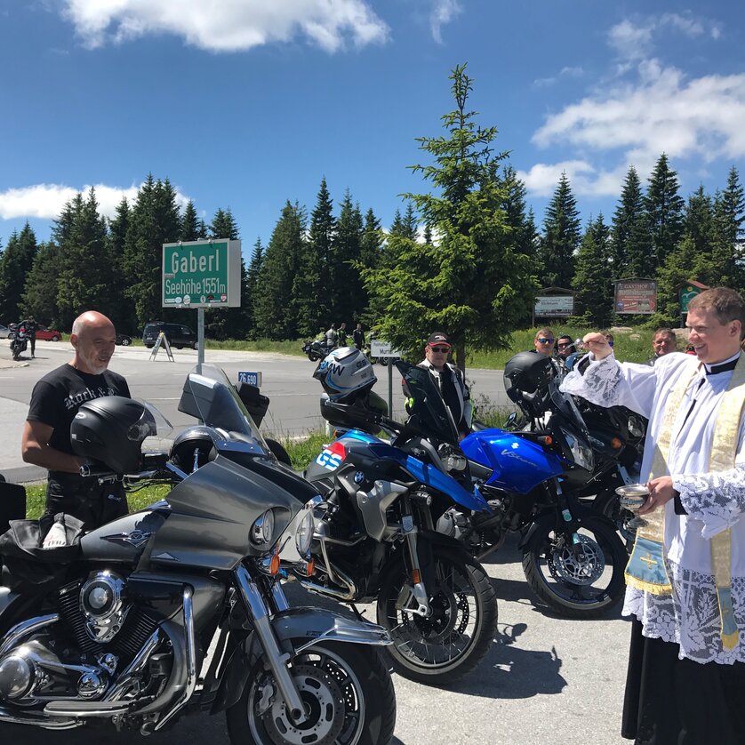 Motorbike blessing Gaberl | © Gaberlhaus Motorbike blessing Gaberl | © Gaberlhaus