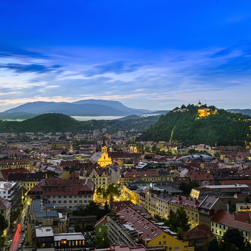 Von Stadt auf Land in 10 Minuten | © Region Graz, pixelmaker Von Stadt auf Land in 10 Minuten | © Region Graz, pixelmaker