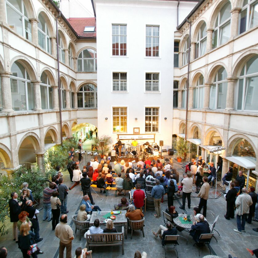 Jazzkonzert im Generalihof | © Graz Tourismus - Harry Schiffer