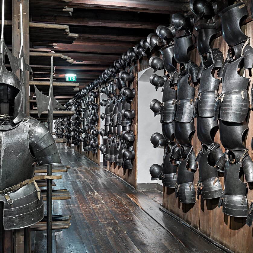Armeria di Graz | © Universalmuseum Joanneum - N. Lackner Una collezione di armature nell'armeria di Graz. | © Universalmuseum Joanneum - N. Lackner