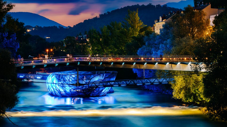 Murinsel | © Graz Tourismus - Mias Photoart