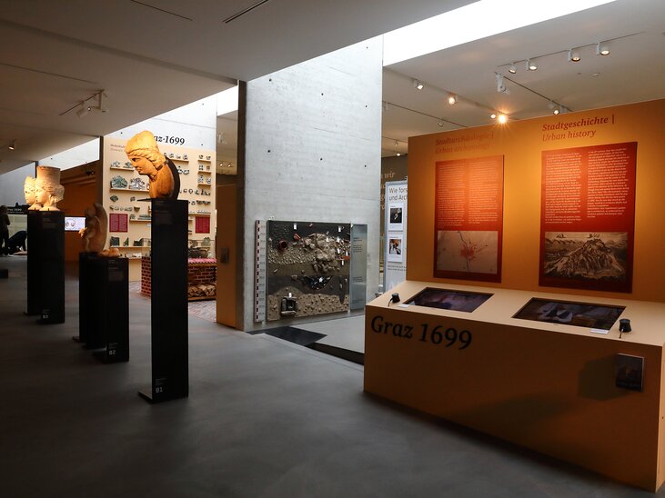 Museum mit Exponaten zur Geschichte von Graz, 1699. | © Universalmuseum Joanneum - J. Kucek