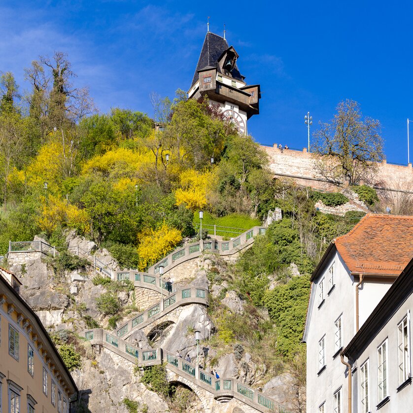 Schlossbergsteig | © Graz Tourismus - Harry Schiffer Schlossbergsteig | © Graz Tourismus - Harry Schiffer