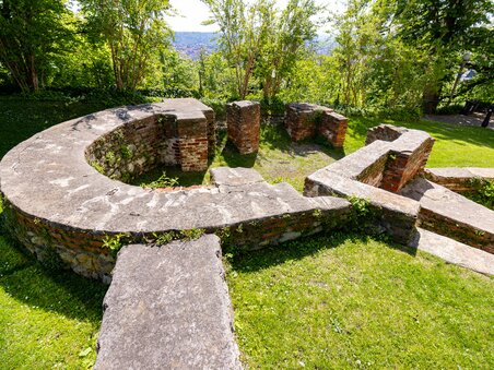 Rovine della Cappella di San Tommaso sullo Schlossberg a Graz. | © Graz Tourismus - Harry Schiffer