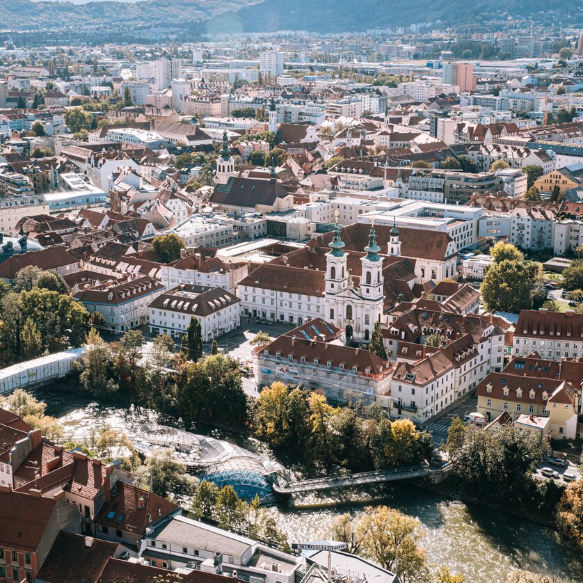 View from the Schlossberg | © Graz Tourismus