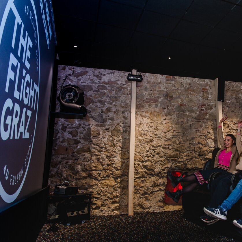 The Flight 4D Kino Graz | © Region Graz - Mias Photoart The Flight 4D Kino Graz | © Region Graz - Mias Photoart