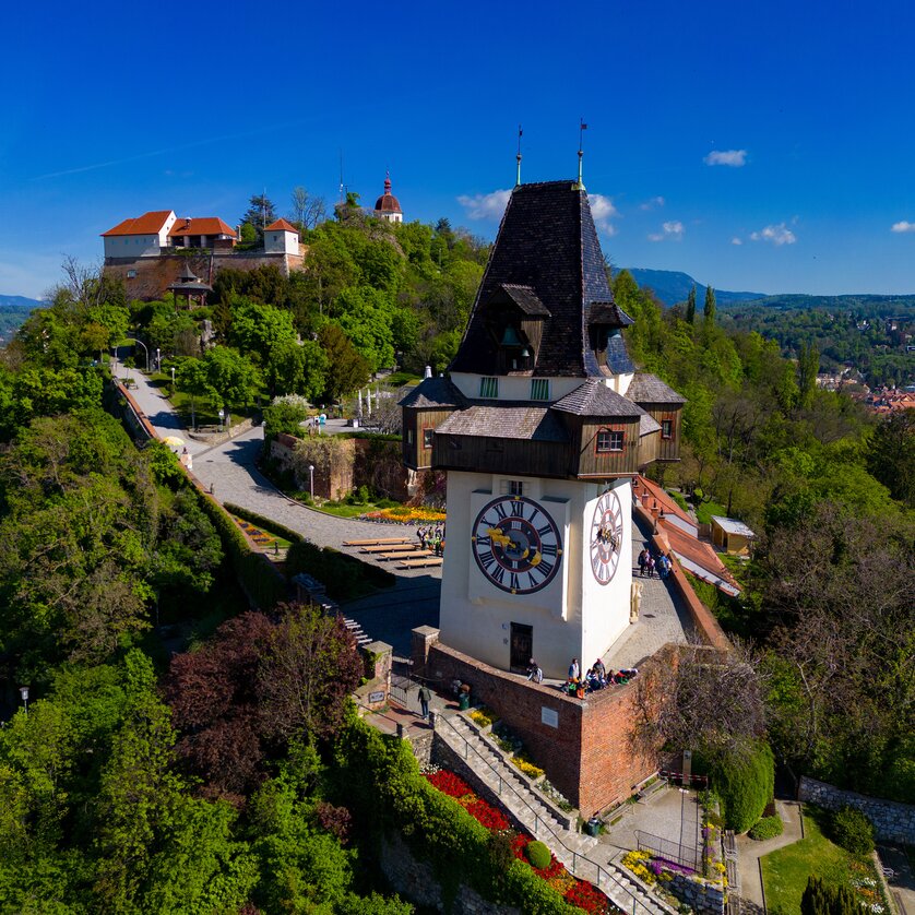 Uhrturm Graz | © Graz Tourismus - Harry Schiffer Uhrturm Graz | © Graz Tourismus - Harry Schiffer