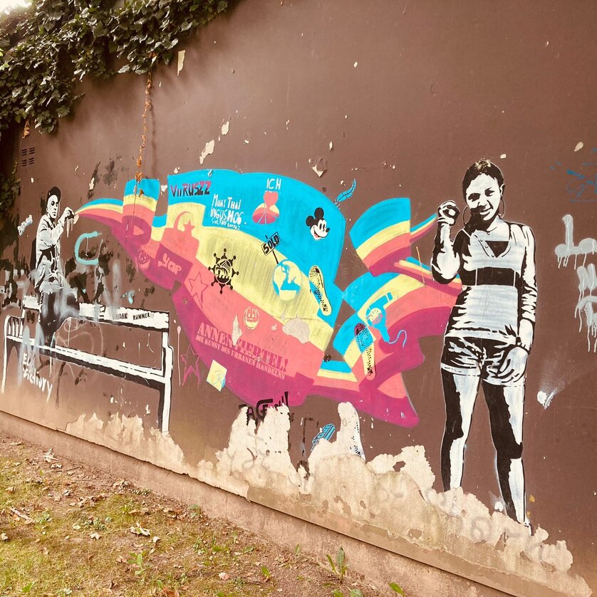 Street Art im Grazer Volksgarten I Lendviertel | © Graz Tourismus - Nadja Albrecht Street Art im Grazer Volksgarten I Lendviertel | © Graz Tourismus - Nadja Albrecht