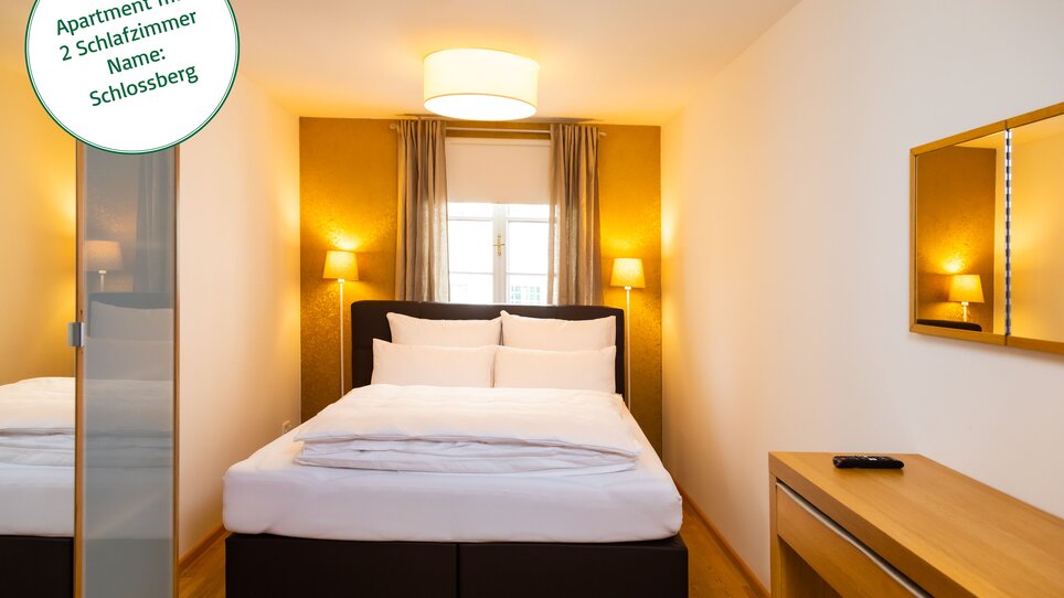 Appartamento con due camere da letto con mobili moderni